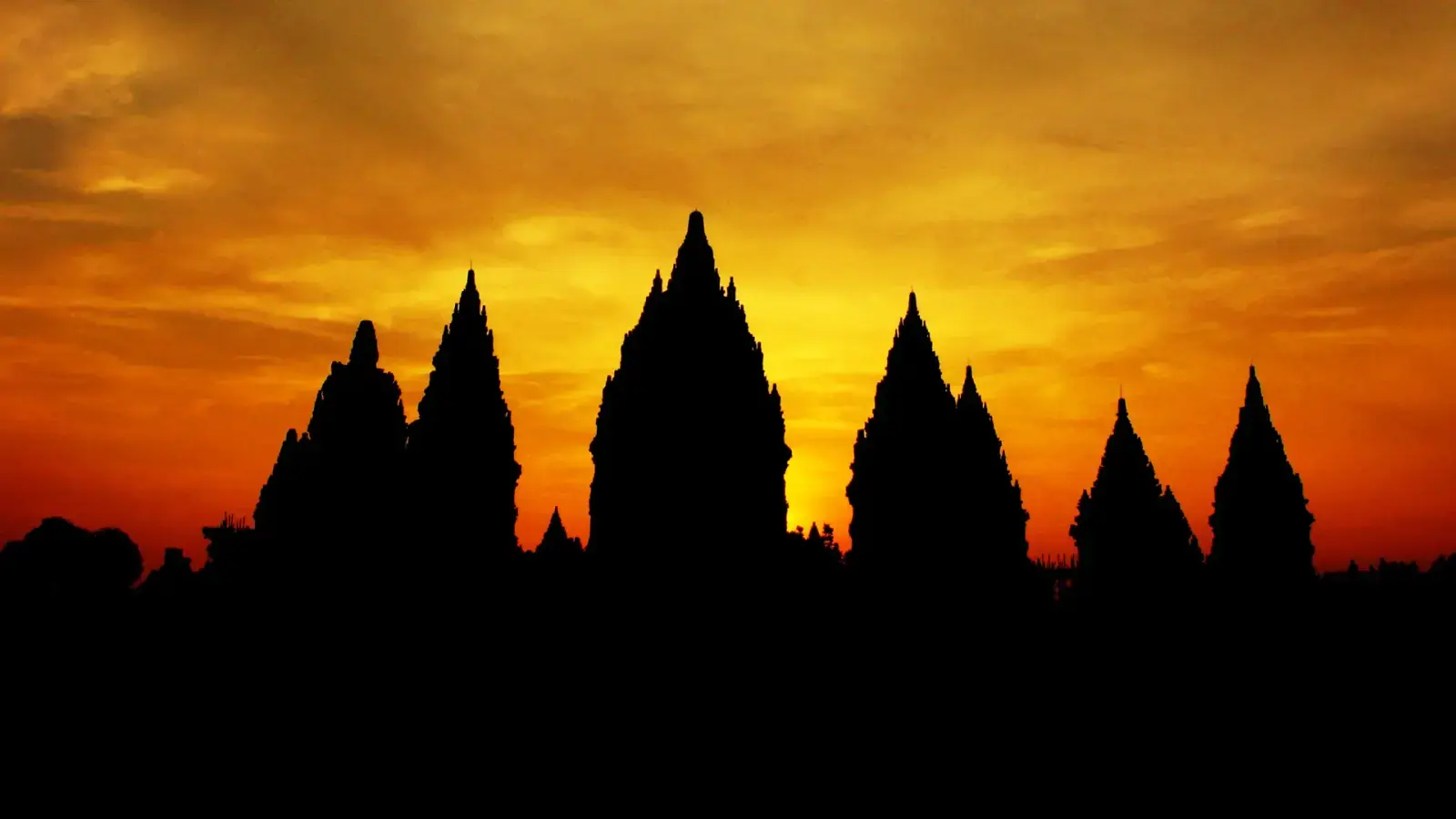 Sunset Prambanan Temple